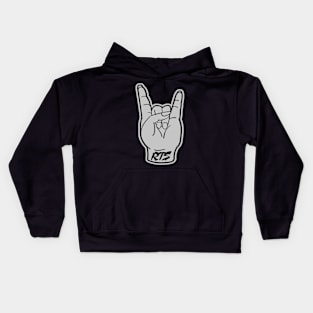 horns up rioters Kids Hoodie